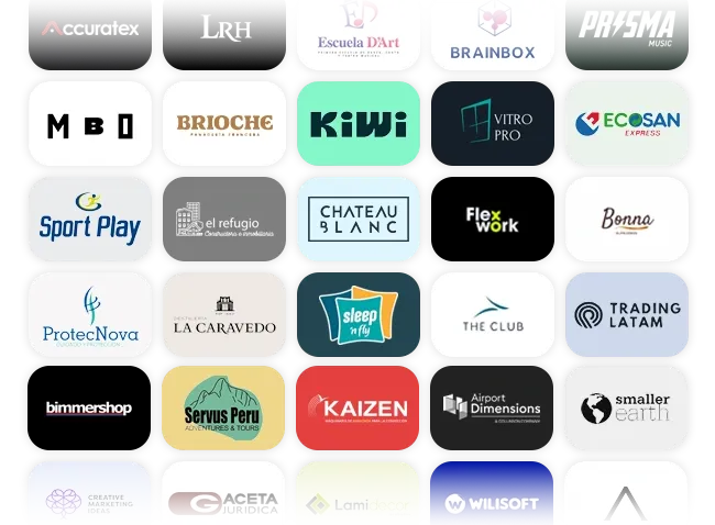 Empresas usando Reclamo Virtual para gestionar su libro de reclamaciones